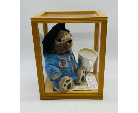 A Steiff limited edition "The Golden Anniversary" Paddington Bear, exclusive creation for Danbury Mint to celebrate his 50th 