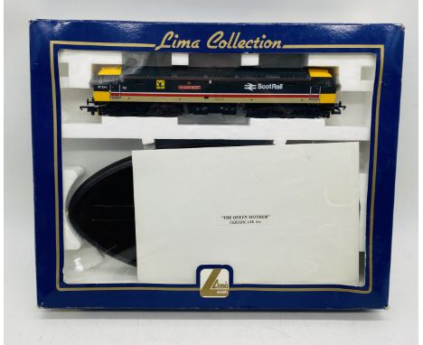 A boxed limited edition Lima Collection OO gauge Class 47 "The Queen Mother" diesel locomotive in Intercity Scotrail livery w