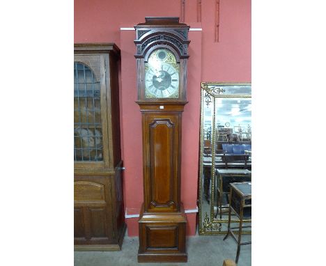 An Edward VII inlaid mahogany 8-day longcase clock, the brass dial signed Furber &amp; Sons, Cheltenham