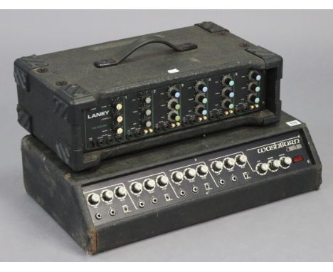 A Washburn amplifier, &amp; a Laney amplifier.