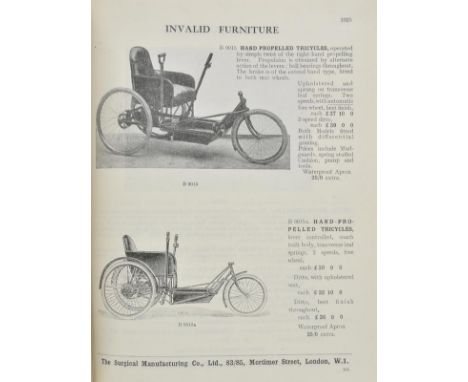 Surgical Manufacturing Co. Ltd. Illustrated Catalogue of Surgical and Scientific Instruments and Appliances..., 7th edition, 