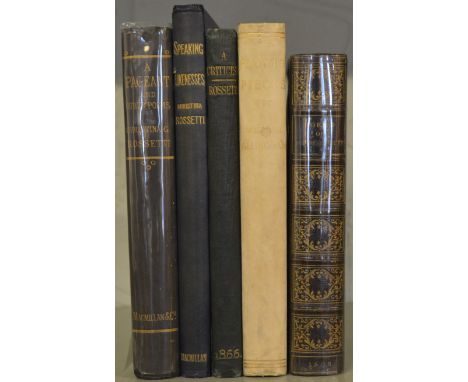 Rossetti (Christina G.).  A Pageant and Other Poems, 1st edition, 1881,  a few light spots to endpapers, previous owner signa