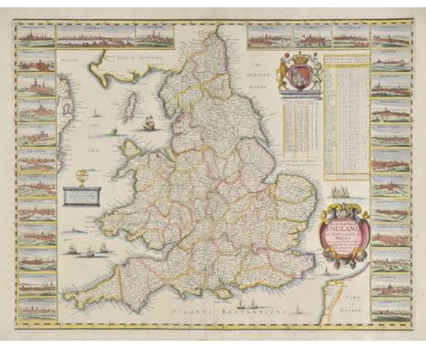 England & Wales. Stent (Peter), A new map of the Kingdome of England and the Principality of Wales, taken out of J. S., publi