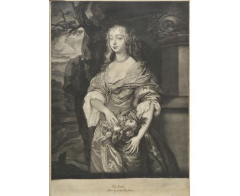*McArdell (James, circa 1729-1765). Portrait of Lady Middleton, circa 1750-65,  mezzotint engraving, a proof before letters, 