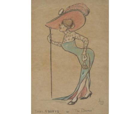 Shepheard (Henry, early 20th century). An album of original artwork and related ephemera, forty album leaves, each with a var