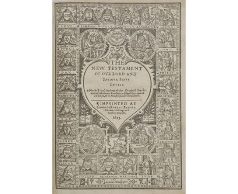 Bible [English]. [The Bible, containing the Old Testament, and the New. Newly Translated out of the Original Tongues and with