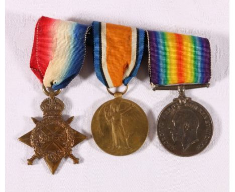 WWI medal trio comprising war medal and victory medal to 3248 CPL A HAMILTON 1-SCO H and 1914-15 star to 3248 L.CPL A HAMILTO