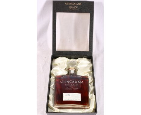 GLENCADAM 1978 thirty two year old Highland single cask single malt Scotch whisky, distilled 6th April 1978 and bottled Septe