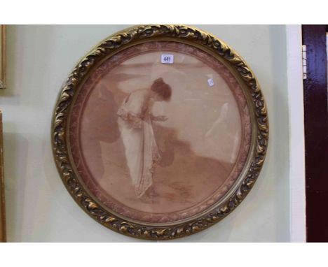 Circular print after Alma-Tadema