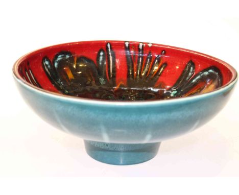 Poole pottery footed bowl