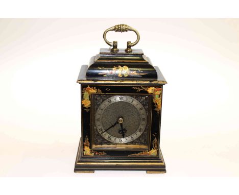Early 20th Century Chinoiserie mantel clock, decorated in the Chinese taste