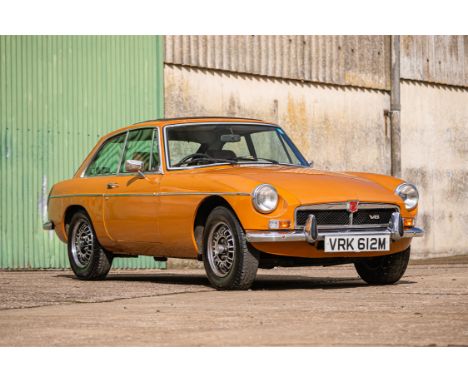 One of only 1,839 factory-built, chrome-bumpered B V8s and on offer from long-term ownership. Well presented in Harvest Gold 