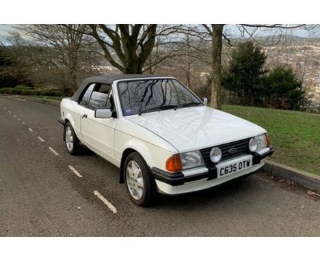 The prettiest version of the ubiquitous Escort, the Series 3 Cabriolet, on offer with No Reserve. Spring fresh in Diamond Whi