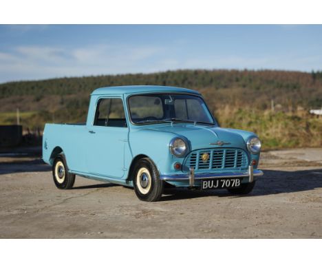 Very well restored Mk 1 Mini Pick-up Introduced in January 1961, the Mini Pick-Up was based around the same stretched platfor