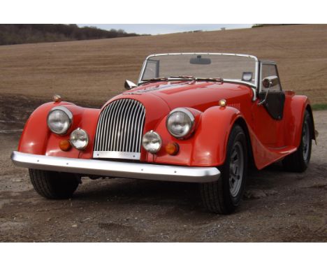 Splendid Plus 8 in Radiant Red, only one owner from new and just under 30,000 miles. Aluminium-bodied example supplied new by