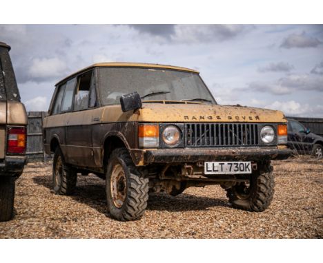 On offer from the Drayton Collection of rare and unusual Range Rovers. To be offered with No Reserve. 'Suffix A', 3-door proj