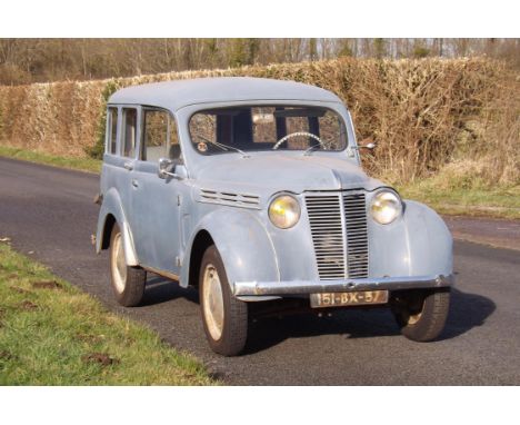 A quirky little 1950s Renault believed to have been a postal delivery truck. Renault were perhaps ahead of the market when th