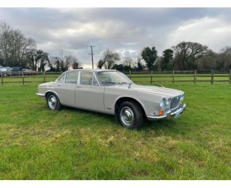 Finished in Ascot Fawn with beige leather, this wonderful example of the now rare 4.2-litre Series I XJ6 with a manual gearbo