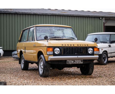 On offer from the Drayton Collection of rare and unusual Range Rovers. To be offered with No Reserve. V8 'long stick' manualR