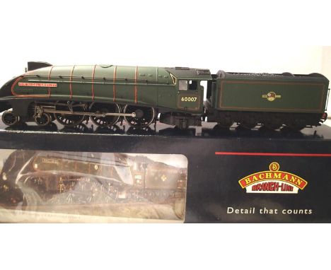 Bachmann 31-954A class A4 Sir Nigel Gresley 60007, Green Late Crest, excellent condition, box with wear. P&amp;P Group 1 (£14