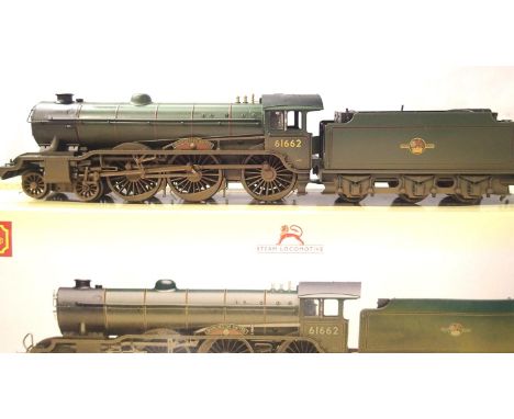 Hornby R3163 class B17 locomotive, Manchester United 61662, Green Late Crest, weathered, limited edition 453/750, near mint c