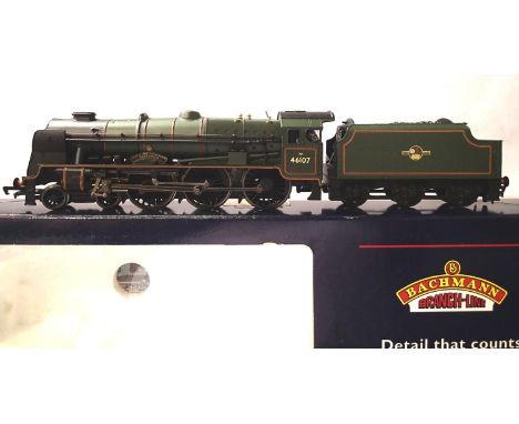 Bachmann 31-227 Royal Scot Class , renamed/numbered 46107, Argyll and Sutherland Highlander, Green Late Crest, very good, box