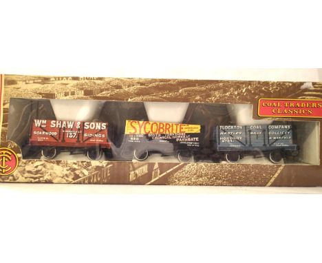 Bachmann 33-033 coal trader classics set of three Yorkshire area. In excellent condition, box with storage wear. P&amp;P Grou