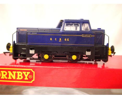 Hornby R3178 Sentinel locomotive N.C.B blue, excellent condition, box with wear. P&amp;P Group 1 (£14+VAT for the first lot a