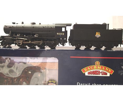 Bachmann 32-253 WD Austerity 2.8.0, Black Early Crest, 90312. Excellent condition, box with wear. P&amp;P Group 1 (£14+VAT fo