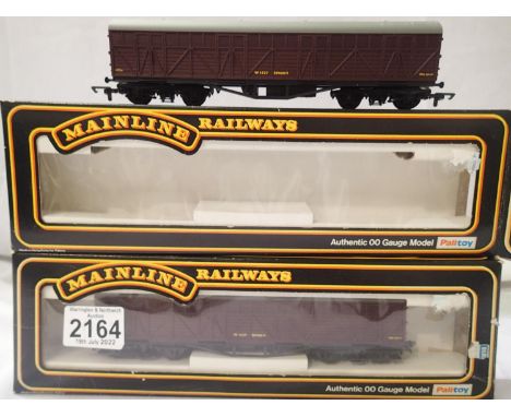 Two Mainline Siphon Vans, B.R Maroon, in very good condition, boxes with wear. P&amp;P Group 1 (£14+VAT for the first lot and