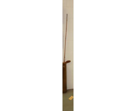 Vintage 3-Piece Wooden Fishing Rod c.10ft6in