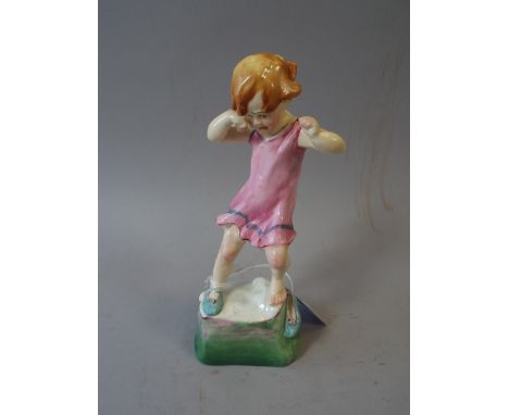 A Royal Worcester Figure, Wednesday's Child Knows Little Woe Number 3259.