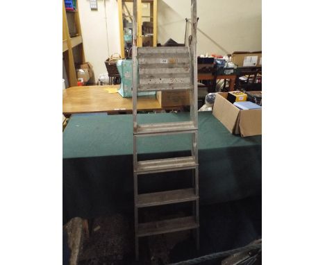 An Aluminium Step Ladder.