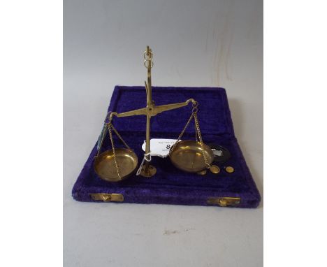 A Set of Cased Scales.