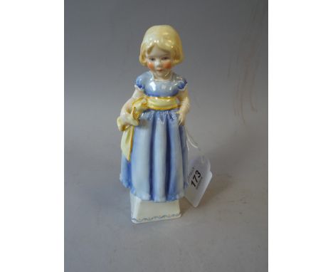 A Royal Worcester Figure Monday's Child is Fair of Face.
