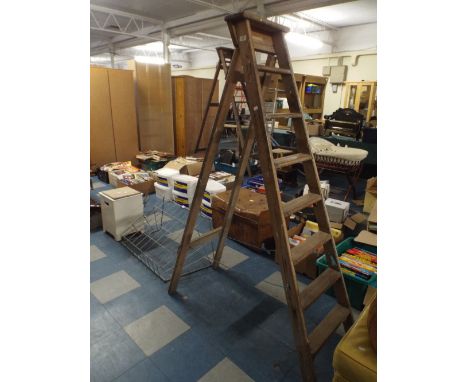 A Vintage Wooden Step Ladder.