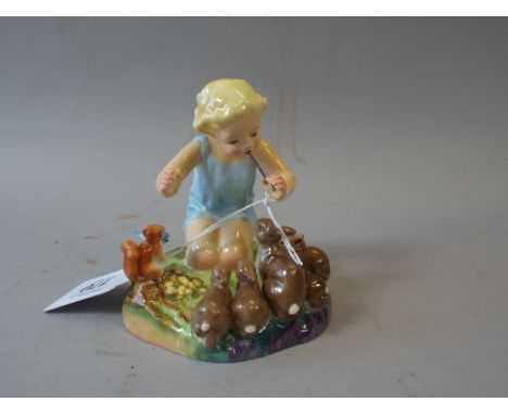 A Royal Worcester Figure Group by Freda Doughty, Woodland Dance Number 3676.