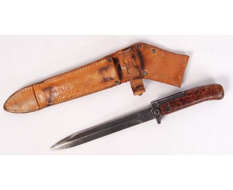 An original likely Czech made short rifle bayonet. Stamped to the ricasso ' 353 ' and ' 7635E .' Supplied within its original