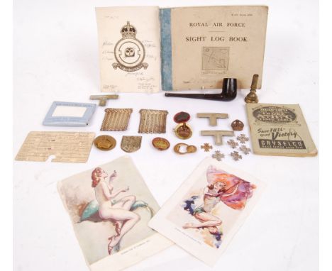 A collection of WWII Second World War &amp; post-war personal effects belonging to Sergeant F.J. Adlam of the Royal Air Force