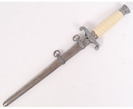 An original WWII Second World War Third Reich German Nazi Army dagger. The blade marked for WKC, Solingen. Eagle and swastika