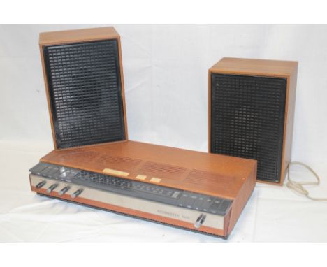 A Bang and Olufsen Beomaster 1000 radio/tuner with speakers 