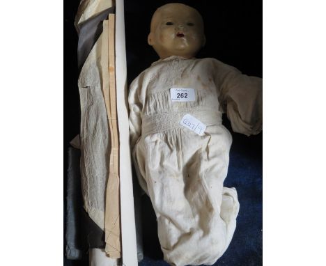 VINTAGE DOLL (AT FAULT) PLUS EMBROIDERY, ETC. 