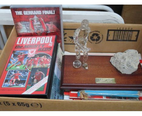 COLLECTION OF LFC MEMORABILIA INCLUDING PROGRAMMES, 8mm REELS, TICKET STUBS, VIDEOS, ETC.  ALSO WORLD CUP 1966 FINAL PROGRAMM