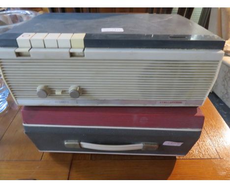 VINTAGE TAPE PLAYER AND REEL TO REEL PLAYER 
