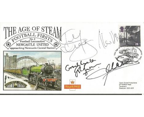 Footballers Signed Cover Collection. ELEVEN multi-signed footballers first day covers. Includes 1994 Newcastle United Footbal