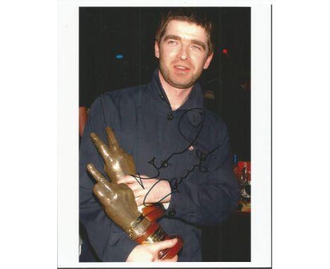 Noel Gallagher signed 10 x 8 colour portrait photo