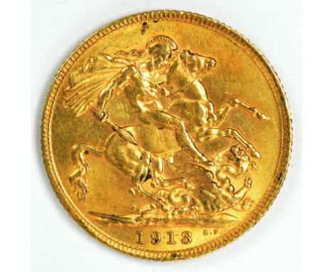 GOLD COIN.  SOVEREIGN 1913