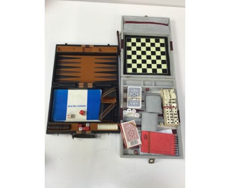 Backgammon Boards, Playing Cards and Dominoes 