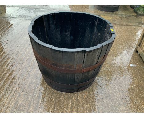 Half Barrel Planter 
