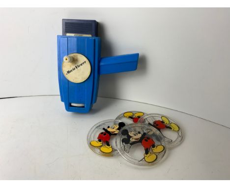 Vintage Movie Viewer and Mickey Mouse Coasters 